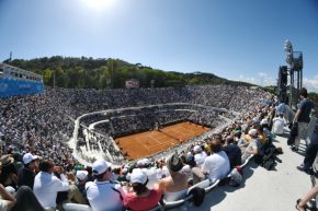 Il sabato delle semifinali al Foro Italico. La gente, i campioni sui rossi campi by Paolo Pizzi