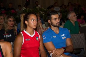 Alessia Mesiano, Guido Vianello e Emiliano Marsili premiati al secondo Galà dei Campioni di boxe, a Lungo il Tevere Roma