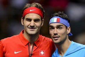 Federer batte Fognini e vola ai quarti del Masters 1000 di Parigi Bercy