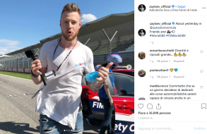 Ivan Zaytsev tra le carene della WorldSBK a Imola