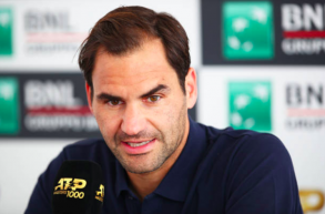 IBI19, Federer: “Felice di essere a Roma, sul rosso mi diverto. Sinner un buon giocatore”