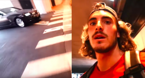 Stefanos Tsitsipas rischia (di nuovo) la vita e pubblica il video su YouTube