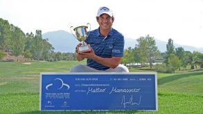 Golf, Matteo Manassero torna al successo al Toscana Alps Open