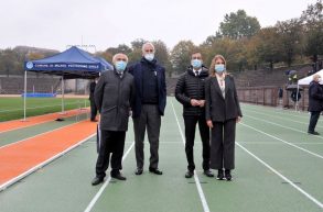 Inaugurati dal Presidente Malagò (Coni) la nuova pista di atletica ed il campo di calcio all’Arena civica a Milano