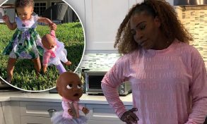 Serena saluta la top 10, ma la bambola della figlia vola…