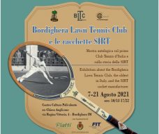 A Bordighera la mostra di racchette di legno e sul primo Club Tennis d’Italia