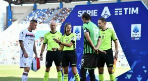 La prima donna arbitro in serie A debutta con una goleada del Sassuolo. Ai raggi x la partita di Ferrieri Caputi