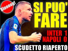 Scudetto riaperto grazie all’Inter